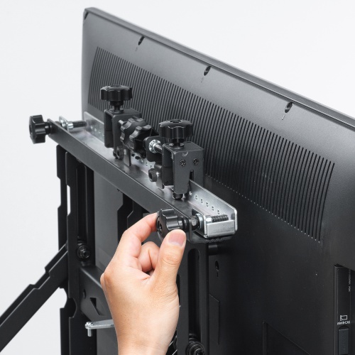 CR-PLKG20BK / プッシュ式壁掛け金具(75インチ・70kg対応)