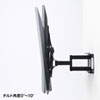 CR-PLKG9 / 液晶・プラズマディスプレイ用アーム式壁掛け金具（55～84型）
