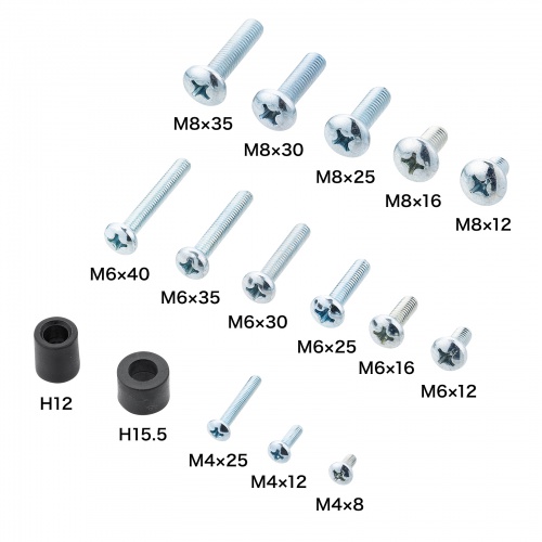 CR-PLS3SET / ディスプレイ取付けネジ・スペーサーセット