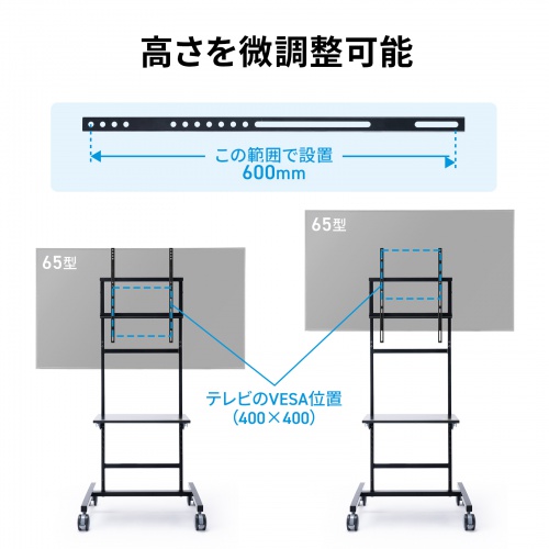 CR-PLS6 / VESA変換金具(400-600変換タイプ)