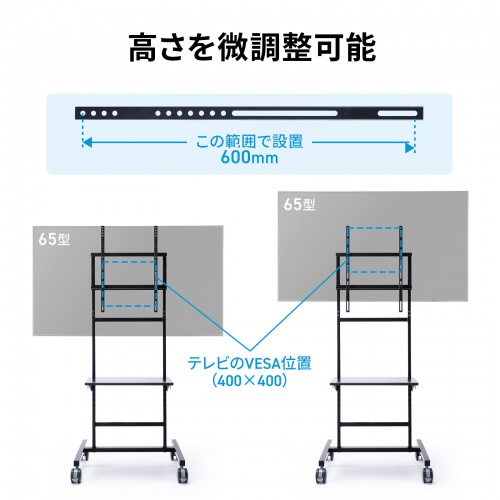 CR-PLS6 / VESA変換金具（400-600・500変換タイプ）