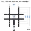 CR-VESA400 VESA変換金具(100mm-200/300/400mm) CR-VESA400 / VESA変換金具(100mm-200/300/400mm)