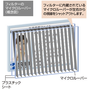 CRT-PF133WT / のぞき見防止フィルター（13.3型ワイド）