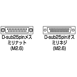 D09-R25MF1 / RS-232Cリバースアダプタ