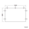 DCV-F5055 テレビ用防塵カバー(50インチ~55インチ用・抗菌タイプ) DCV-F5055 / テレビ用防塵カバー(50インチ~55インチ用・抗菌タイプ)
