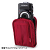 DG-BG33RN デジカメソフトケース(レッド) DG-BG33RN / デジカメソフトケース(レッド)