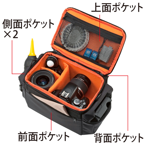 DG-SBG07BK / 衝撃吸収一眼レフカメラケース