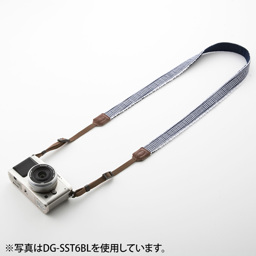 DG-SST6R / 小型デジタル一眼ストラップ・チェック（レッド）
