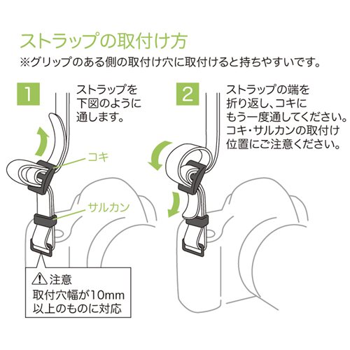 DG-SST7R / 小型デジタル一眼ハンドストラップ・水玉（レッド）