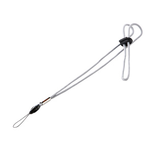 DG-ST15GY / ネックストラップ(細ひも、グレー)