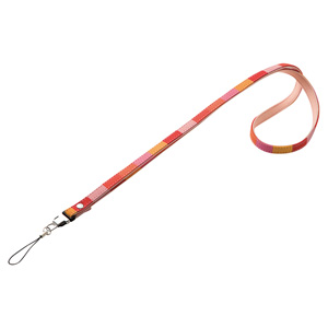 DG-ST33P / ネックストラップ・帆布(ピンク)