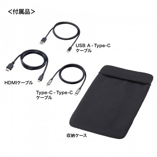DP-06 / タッチパネル搭載モバイルモニター（15.6インチ・フルHD）