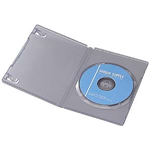 DVD-M2BK-10 / DVDトールケース(スモークブラック、10枚セット)