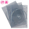 DVD-M3BK-10 / DVDトールケース（スモークブラック、10枚セット）