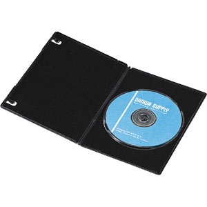 DVD-MS1-30 / DVDスリムトールケース（ブラック、30枚セット）