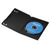 DVD-N1-10BK / DVDトールケース（1枚収納・ブラック）