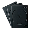 DVD-N3-03BK / DVDトールケース（3枚収納・ブラック)