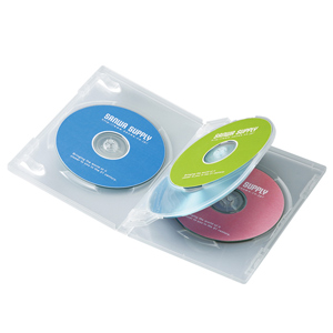 DVD-N4-03C / DVDトールケース(4枚収納・クリア)