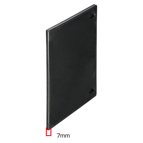 DVD-SL210BK / DVDスリムトールケース(10枚入り、ブラック)