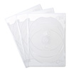 DVD-TN4-03C / DVDトールケース（4枚収納・3枚パック・クリア)