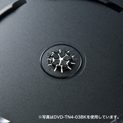 DVD-TN4-03W / DVDトールケース（4枚収納・3枚パック・ホワイト)