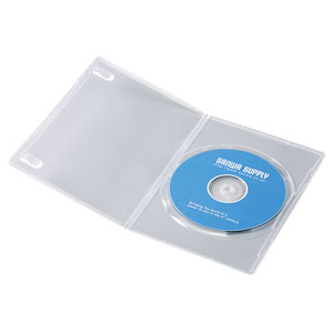 DVD-TU1-10CLN / スリムDVDトールケース(1枚収納・10枚セット・クリア)