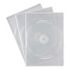 DVD-TU2-03C スリムDVDトールケース(2枚収納・3枚パック・クリア) DVD-TU2-03C / スリムDVDトールケース(2枚収納・3枚パック・クリア)