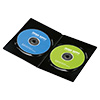 DVD-TU2-10BK スリムDVDトールケース(2枚収納・10枚パック・ブラック) DVD-TU2-10BK / スリムDVDトールケース(2枚収納・10枚パック・ブラック)