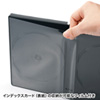DVD-TW12-01BK DVDトールケース(12枚収納・ブラック) DVD-TW12-01BK / DVDトールケース(12枚収納・ブラック)