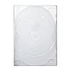 DVD-TW12-03CLN / DVDトールケース（12枚収納・3枚セット・クリア）