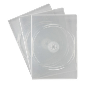 DVD-U2-03C / スリムDVDトールケース（2枚収納・クリア）
