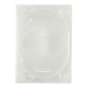 DVD-W8-03C / DVDトールケース　3個セット（8枚収納・クリア）