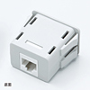 EA-LAN6 LAN用中継コネクタ(カテゴリ6対応) EA-LAN6 / LAN用中継コネクタ(カテゴリ6対応)