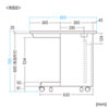 EBD-12080BK パーソナルデスク(ブラック/W1200×D800mm) EBD-12080BK / パーソナルデスク(ブラック/W1200×D800mm)