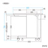 EBD-16080BK パーソナルデスク(ブラック/W1600×D800mm) EBD-16080BK / パーソナルデスク(ブラック/W1600×D800mm)