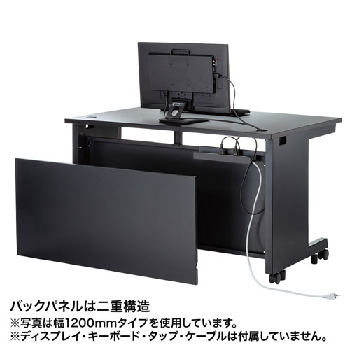 EBD-16080BK【パーソナルデスク(ブラック/W1600×D800mm)】環境に配慮し