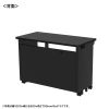 ED-SK10050BK72 eデスク(ブラック)W1000×D500×H720【受注生産品】 ED-SK10050BK72 / eデスク(ブラック)W1000×D500×H720【受注生産品】