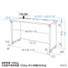 ED-SK10050BK eデスク(ブラック)W1000×D500×H700【受注生産品】 ED-SK10050BK / eデスク(ブラック)W1000×D500×H700【受注生産品】