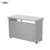 ED-SK10050GY eデスク(グレー)W1000×D500×H700【受注生産品】 ED-SK10050GY / eデスク(グレー)W1000×D500×H700【受注生産品】