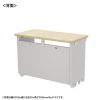 ED-SK10050LM72 eデスク(薄い木目)W1000×D500×H720【受注生産品】 ED-SK10050LM72 / eデスク(薄い木目)W1000×D500×H720【受注生産品】