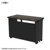 ED-SK10550M / eデスク（濃い木目）W1050×D500×H700【受注生産品】