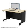 ED-SK10570BKLM / eデスク（薄い木目＋ブラック）W1050×D700×H700【受注生産品】