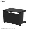 ED-SK10565BK eデスク(ブラック)W1050×D650×H700【受注生産品】 ED-SK10565BK / eデスク(ブラック)W1050×D650×H700【受注生産品】