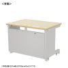 ED-SK10580LM eデスク(薄い木目)W1050×D800×H700【受注生産品】 ED-SK10580LM / eデスク(薄い木目)W1050×D800×H700【受注生産品】