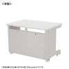 ED-SK10565W72 eデスク(ホワイト)W1050×D650×H720【受注生産品】 ED-SK10565W72 / eデスク(ホワイト)W1050×D650×H720【受注生産品】