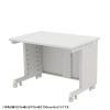 ED-SK10565W72 eデスク(ホワイト)W1050×D650×H720【受注生産品】 ED-SK10565W72 / eデスク(ホワイト)W1050×D650×H720【受注生産品】