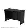 ED-SK11050BK72 eデスク(ブラック)W1100×D500×H720【受注生産品】 ED-SK11050BK72 / eデスク(ブラック)W1100×D500×H720【受注生産品】