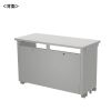 ED-SK11050GY eデスク(グレー)W1100×D500×H700【受注生産品】 ED-SK11050GY / eデスク(グレー)W1100×D500×H700【受注生産品】