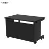 ED-SK11070BK eデスク(ブラック)W1100×D700×H700【受注生産品】 ED-SK11070BK / eデスク(ブラック)W1100×D700×H700【受注生産品】