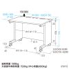 ED-SK11070LM72 / eデスク（薄い木目）W1100×D700×H720【受注生産品】